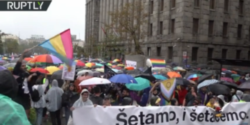 Protesters shut down LGBTQ festival in Georgia (VIDEOS)