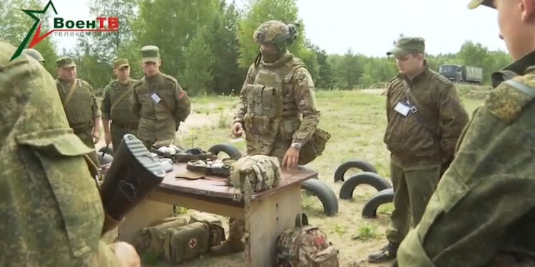 Belarusian troops receive Wagner training