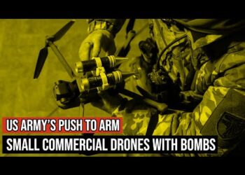 Commercial drone with bombs – #usarmy takes cue from #ukrainerussia war !
