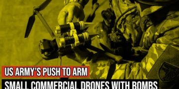 Commercial drone with bombs – #usarmy takes cue from #ukrainerussia war !