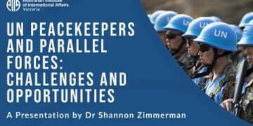 UN Peacekeepers and Parallel Forces: Challenges and Opportunities | Dr Shannon Zimmerman