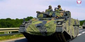 Ausbildungsübung STEINFELD23  – Panzergrenadiere am Marsch