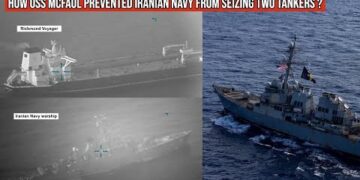 #USSMcFaul scares away Iranian warships in their backyard -saves 2 tankers !