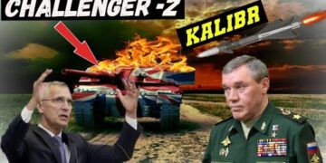 NATO’s Plans are Crumbling! Russia Destroyed a Warehouse with British ‘CHALLENGER’ Tanks in Lviv!