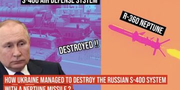 After #Moskva warship, #Neptune knocks out Russian #S400 missile system !