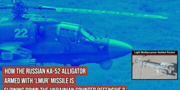 Russian #ka52alligator with LMUR missile imposing a “heavy cost” on Ukrainian forces !