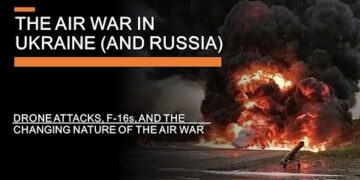 The Ukraine Air War Moves to Russia – Drone attacks, F-16s & Changing tactics