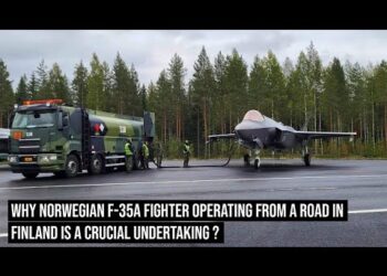 First time ever – #F35A operates from highway !