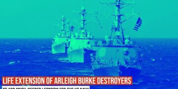 5 Arleigh Burke destroyers of #usnavy approved for Life extension !