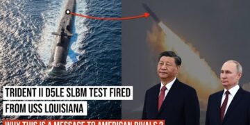 #TridentD5LE #SLBM #launched from #USSLouisiana of #USNavy !