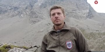 Wachtmeister Lukas Dieterer am Heereshochgebirgsspezialisten-Lehrgang