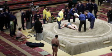 Sumo wrestlers ‘too heavy’ for flight