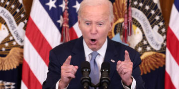 Biden blames the press for bad poll numbers