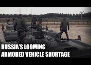 Russian BMPs and other fighting vehicles remaining in storage