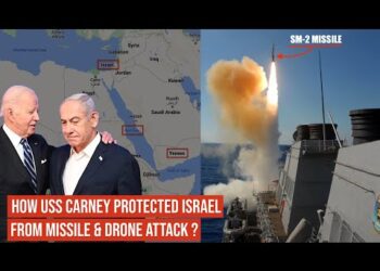 #USSCarney protects #Israel – intercepts missile and drone !