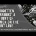 ‘Forgotten Warriors’ A History of Women on the Front Line | Associate Professor Sarah Percy