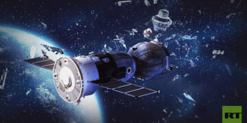 Part of India’s moon probe falls from space