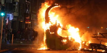 ‘Irish lives matter’ graffiti investigated as hate crime – police