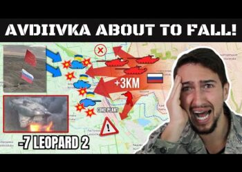 Russian Armored Columns STEAMROLL North of Avdiivka