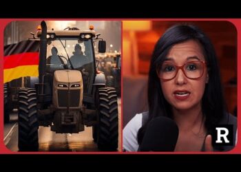 BREAKING! German farmers FIGHT BACK and launch massive protests | Redacted with Clayton Morris