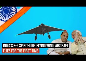 India’s Autonomous Flying Wing Technology (AFWT) Demonstrator tested !
