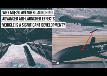 MQ-20 Avenger launches new Advanced Air-Launched Effects vehicle !