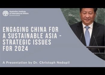 Engaging China for a Sustainable Asia – Strategic Issues for 2024 | Dr. Christoph Nedopil
