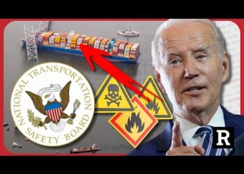 “This cargo ship was FILLED with HAZARDOUS chemicals and the containers have breached” | Redacted