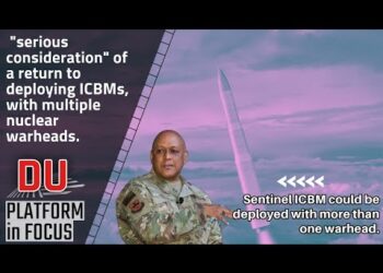 why the US STRATCOM boss wants Sentinel ICBM to be armed with multiple warheads?