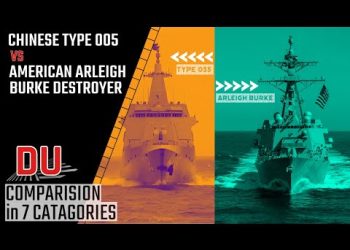 How Chinese #Type055 compares to the American #ArleighBurke destroyer?
