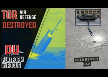 Cued by  PD-2 drone -HIMARS takes out Russian TOR using GMLRS !