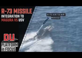 Ukrainian ingenuity – Magura V5 USV adopted to fire R-73 missile !