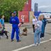 Service dogs show off skills at Russia EXPO