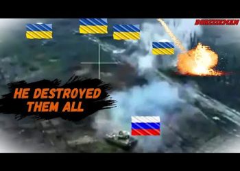 Russian Soldier Single-Handedly Destroyed 4 BRADLEY IFVs In Just 10 Minutes┃AFU Lost 12th US ABRAMS
