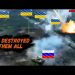 Russian Soldier Single-Handedly Destroyed 4 BRADLEY IFVs In Just 10 Minutes┃AFU Lost 12th US ABRAMS