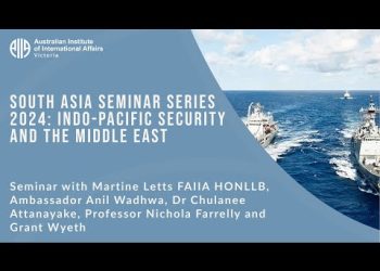 South Asia Seminar Series 2024: Indo-Pacific Security and the Middle East