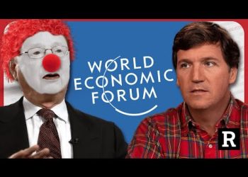 Watch Tucker Carlson DESTROY Klaus Schwab as an “elderly idiot” | Redacted with Clayton Morris