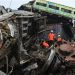 Four killed and dozens injured as 12 train coaches derailed in India