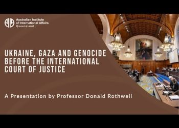 Ukraine, Gaza and Genocide before the International Court of Justice | Professor Donald Rothwell
