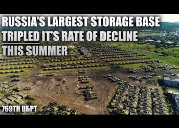 Russia’s Largest Storage Depot Is Suddenly Declining 3 Times Quicker – 20 September 2024 Imagery