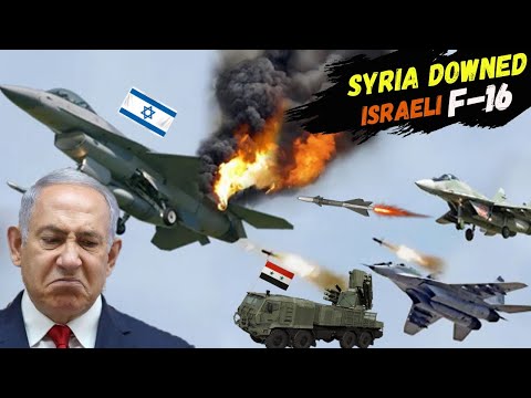 Syria Shot Down ISRAELI F-16 That Was Hiding Behind a Passenger Jet┃UKR Admitted That F16 Was Downed