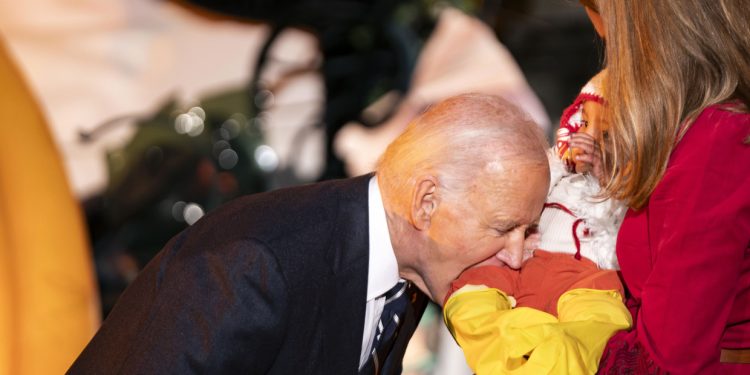Biden biting babies on Halloween (WATCH)
