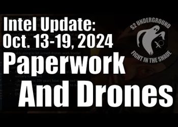 Intel Update – October 19 – Paperwork and Drones
