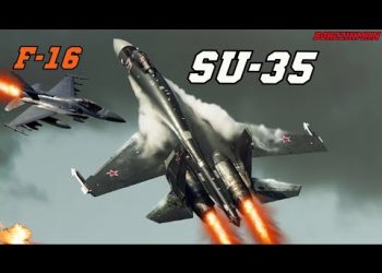 Unique Footage: Russian Su-35 Frightened To Death F-16 Pilot by Pushing Him Away From Tu-95SM