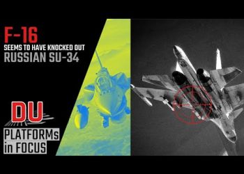 How Ukrainian F-16 apparently downed the Russian Su-34 ?