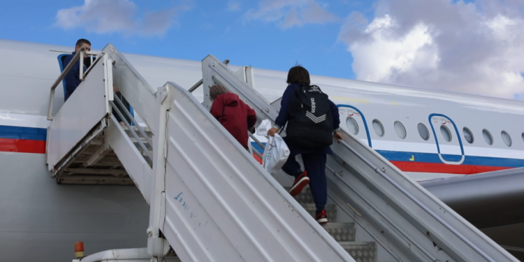 Russian children returned from Syria