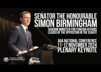 Senator the Honourable Simon Birmingham – AIIA National Conference 2024 Keynote Speech