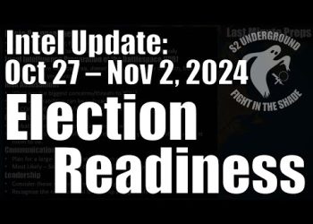 Intel Update – November 2 – Election Readiness
