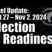 Intel Update – November 2 – Election Readiness
