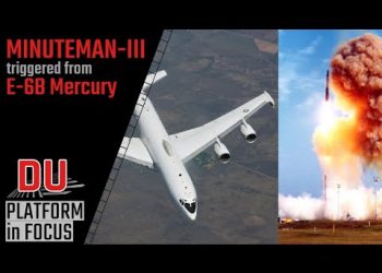 Why the test firing of Minuteman-III ICBM from E-6B Mercury is a potent capability demonstration?